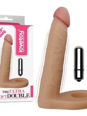 Soft Double Anal Titreşimli Dildo Penis 16 cm