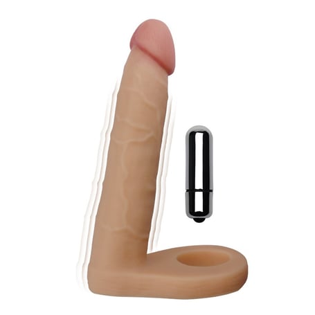 Soft Double Anal Titreşimli Dildo Penis 16 cm - Görsel 4
