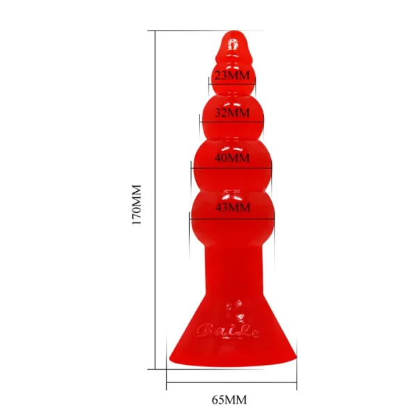 17 cm Boğumlu Anal Tıkaç - Görsel 4