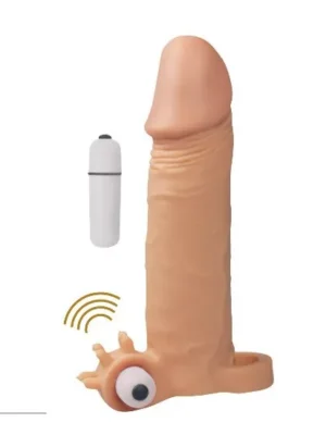 17 cm titreşimli penis kılıfı