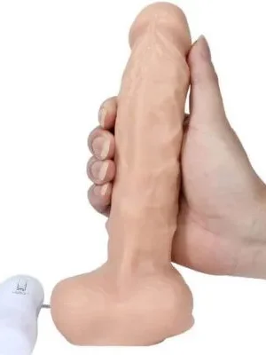 Oynar başlı et dokulu 18 cm vibratör