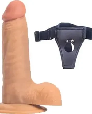 18 cm Melez Kemerli Dildo