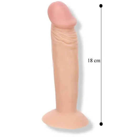 18 cm gerçekci anal dildo - Görsel 2