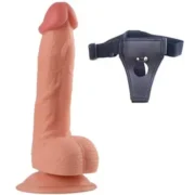 21 cm realistik Kemerli dildo