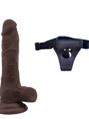 20 cm Kıkırdaklı Strapon
