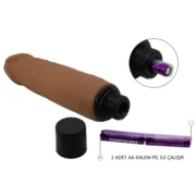 21 cm Çift katmanlı Titreşimli Realistik Dildo