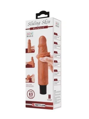 21 cm Titreşimli Realistik Dildo
