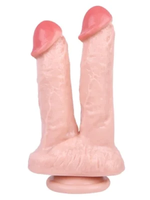 21 cm Realistik Çiftli Dildo