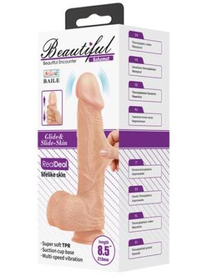 Titreşimli Gerçekçi Kalın Dildo Penis