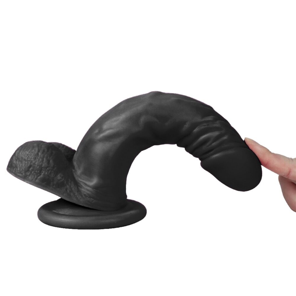 22 cm zenci dildo - Görsel 3
