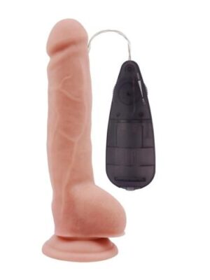 23,5 cm çift katmanlı titreşimli penis