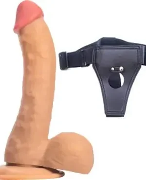23 cm Melez Kemerli Dildo