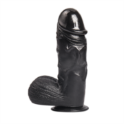 24,5 cm Vantuzlu Realistik Zenci Dildo