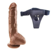 Kemerli Esmer dildo 25 cm