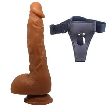 26 cm Kemerli melez dildo