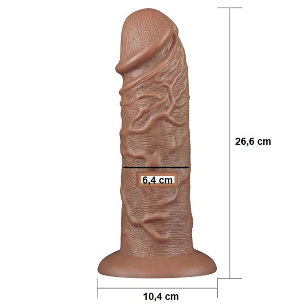 26 cm Titreşimli Dev Penis - Görsel 5