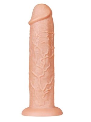 28 cm gerçekci testissiz kalın dildo