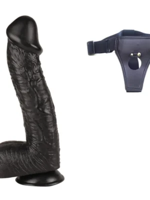 28 cm Kemerli Zenci Dev Penis