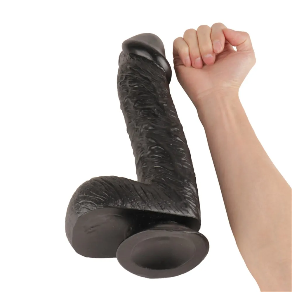 28 cm Kemerli Zenci Dev Penis - Görsel 6