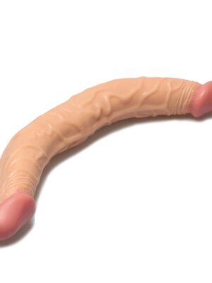 36 cm Çift Taraflı Realistik Dildo Anal Vajinal Penis