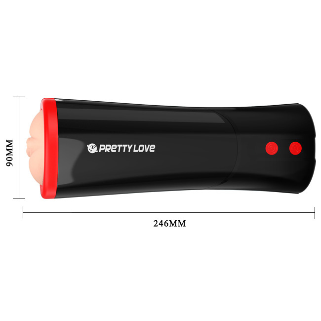 Pretty Love Süper Emiş Güçlü 3 Kademeli Sesli Teknolojik Suni Vajina Mastürbatör - Görsel 4