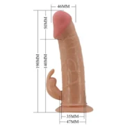 5 cm Dolgulu Boş Protez Strap-On