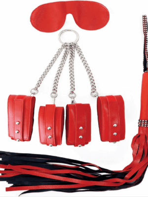 Kırmızı Bdsm Set