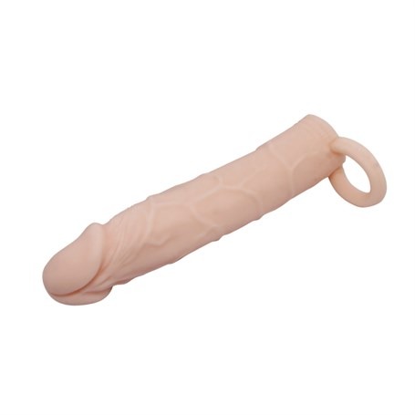 6 Cm Dolgulu Realistik Uzatmalı Penis Kılıfı - Görsel 4