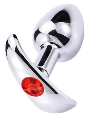 8 cm T Taşlı Anal Plug