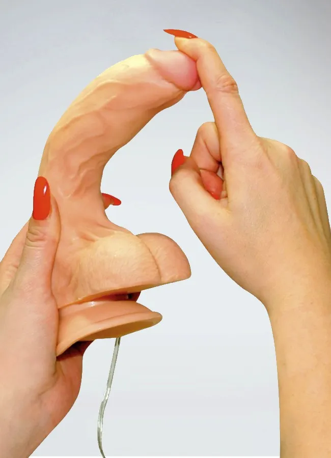 Aisley Titreşimli 19cm vibratör penis