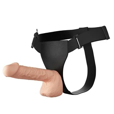 Belden Bağlamalı Titreşimli Büyük Strapon Penis - Görsel 2