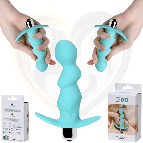 Bland Mavi Anal Vibratör 12cm - Görsel 3