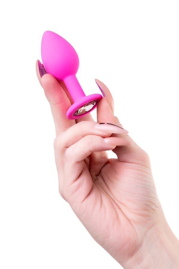 Brilliant 7cm Silikon Pembe Anal Plug - Görsel 2