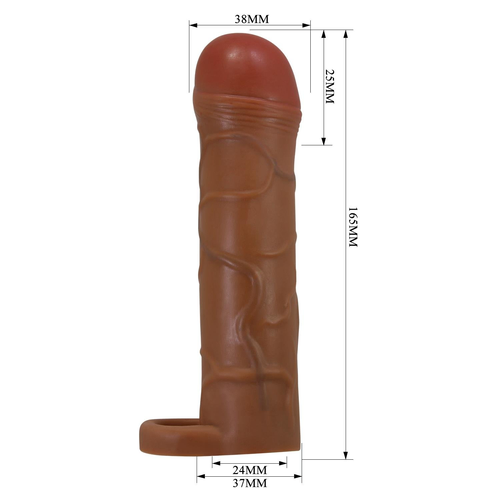Bunion 25MM Dolgulu Premium Melez Penis Kılıfı - Görsel 3