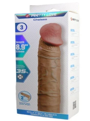 Chelsea 76MM Dolgulu Premium Ten Penis Kılıfı