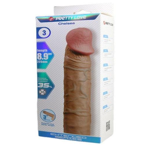 Chelsea 76MM Dolgulu Premium Ten Penis Kılıfı