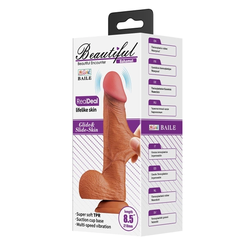 Çift Katmanlı 22cm Vibratör Penis