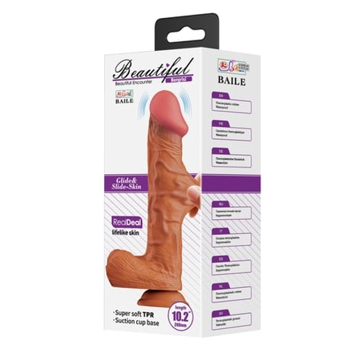 Çift Katmanlı 26cm Vibratör Penis