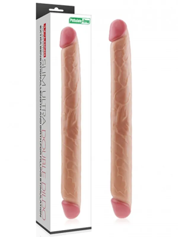 Çift Taraflı 43cm Realistik Lezbiyen Dildo - Görsel 3