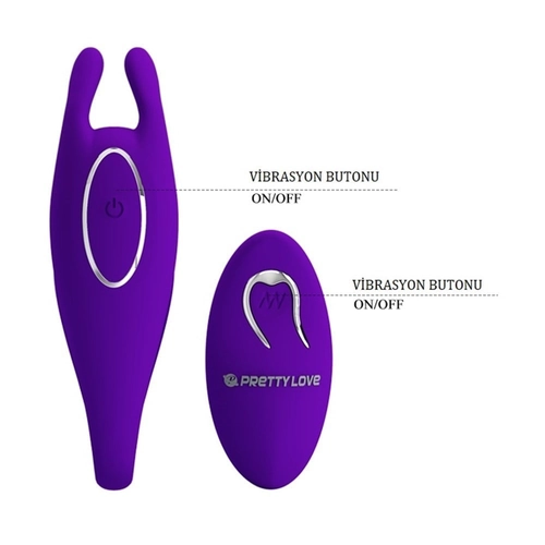 Çift Vibratörü Klitoris Uyarıcılı - Görsel 4