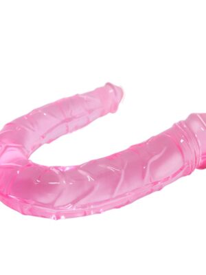 Çift girişli jel dildo