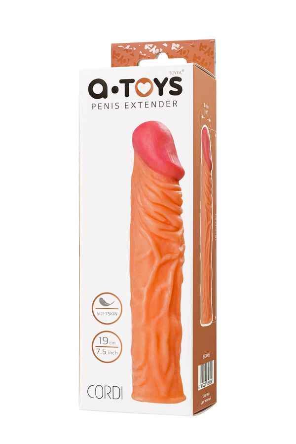 Cordi 19cm Damarlı Penis Kılıfı
