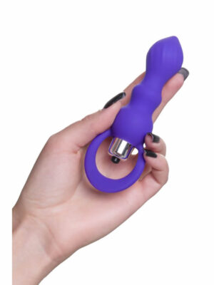 Curvy Titreşimli 14cm Dalgalı Anal Plug