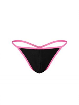 Erkek Neon Lastikli Siyah String