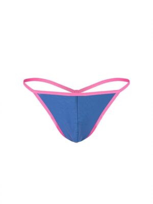 Erkek Neon Lastikli Mavi String