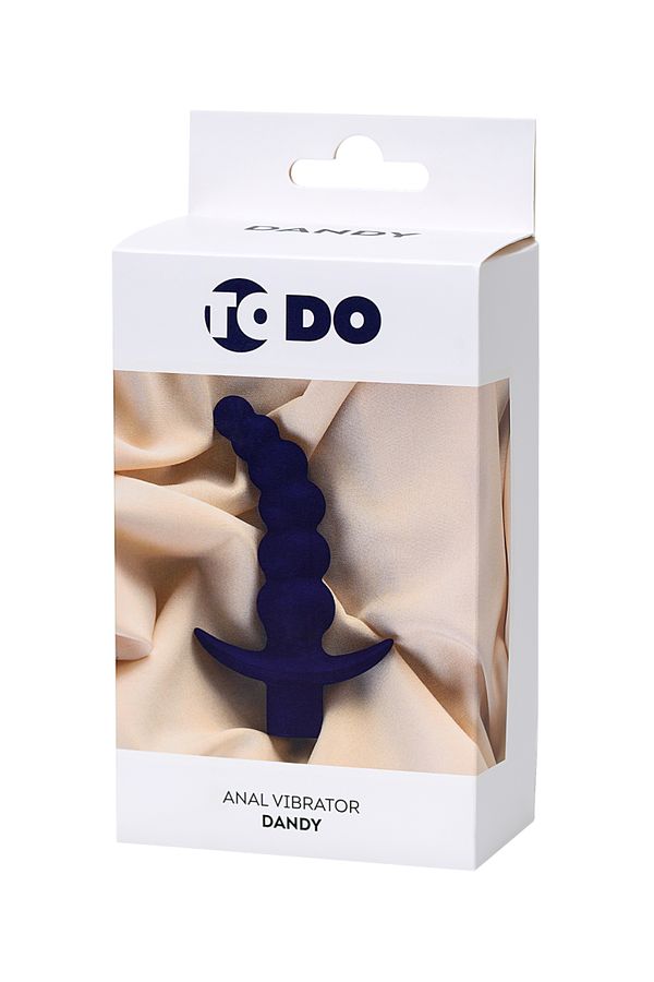 Dandy 14cm Titreşimli Mor Oluklu Anal Plug