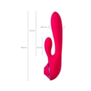 Doobl Klitoral Uyarıcılı Vibratör