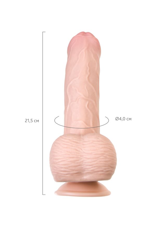 Esnek Çift Katmanlı 22cm Sünnetsiz Dildo