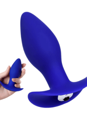 Fancy 11cm Titreşimli Mavi Anal Plug