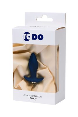 Fancy 11cm Titreşimli Mavi Anal Plug